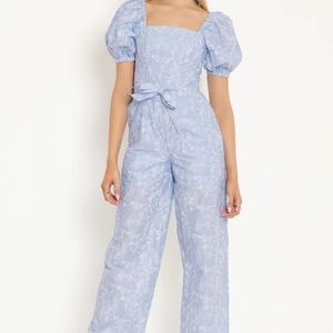 Blackmilk Unicorn Broderie Peasant Jumpsuit